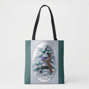 Tote Bag Noël Basenji