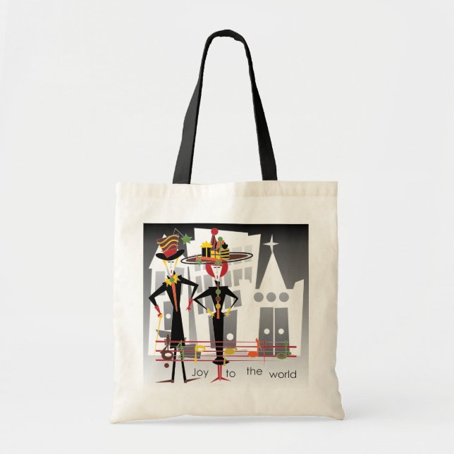 Tote Bag Noël Carols Joy Bag (Devant)