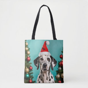 Tote Bag Noël dalmate