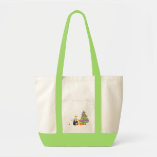 Tote Bag Noël d'ange de pingouin