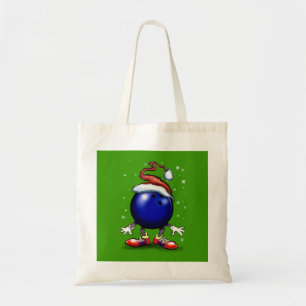 Tote Bag Noël de bowling