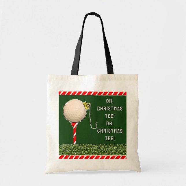 Tote Bag Noël de golf (Devant)