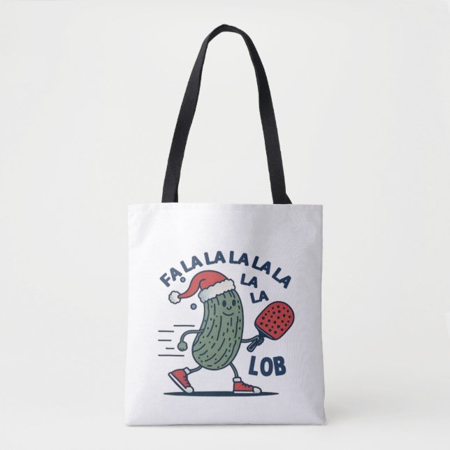 Tote Bag Noël de Pickball (Devant)