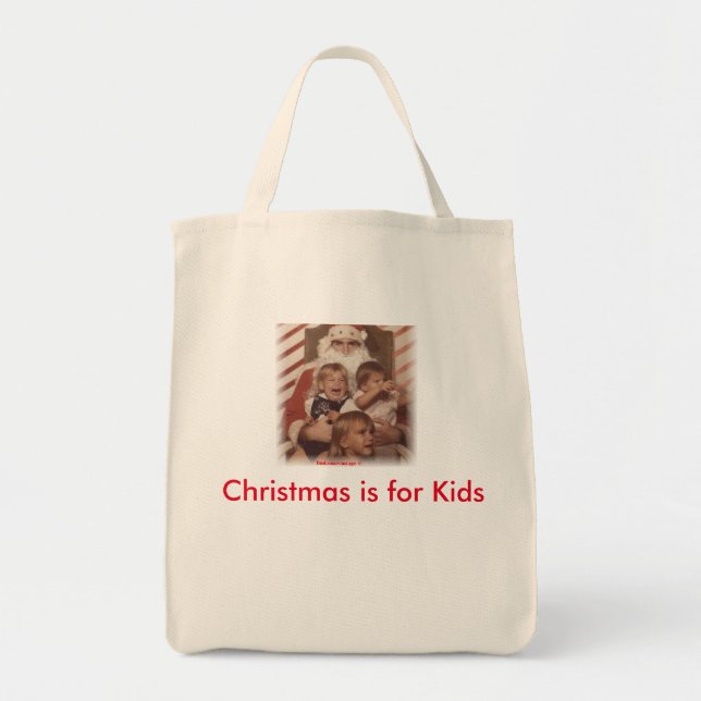 Tote Bag Noël de pleurnicherie d'amour d'enfants (Devant)