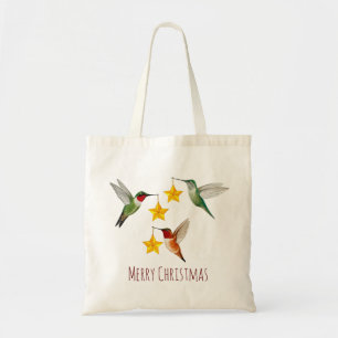 Tote Bag Noël des colibris