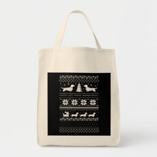Tote Bag Noël des Dachshunds