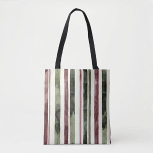 Tote Bag Noël des Grandes Burgunes Vertes