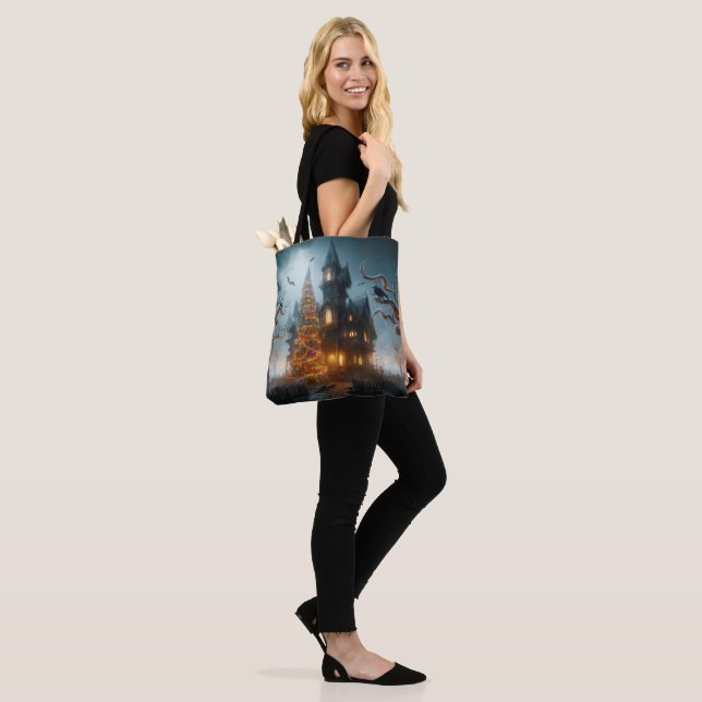 Tote Bag Noël d'Halloween (Sur le modèle)