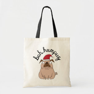 Tote Bag Noël drôle Fourre-tout de carlin de Bah Humpug