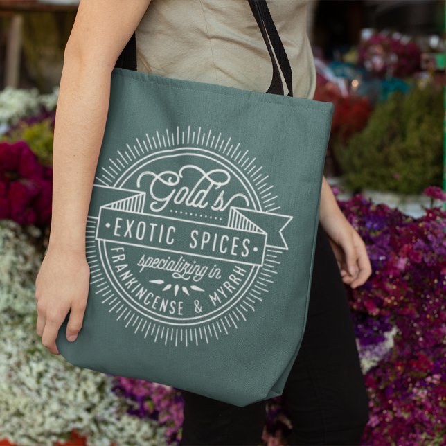 Tote Bag Noël du logo vintage (Créateur téléchargé)