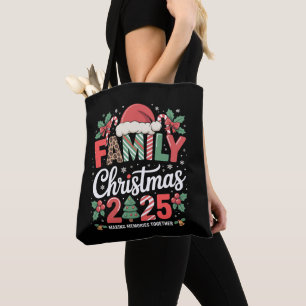 Tote Bag Noël en famille 2025 tenue de Noël assortie pour l