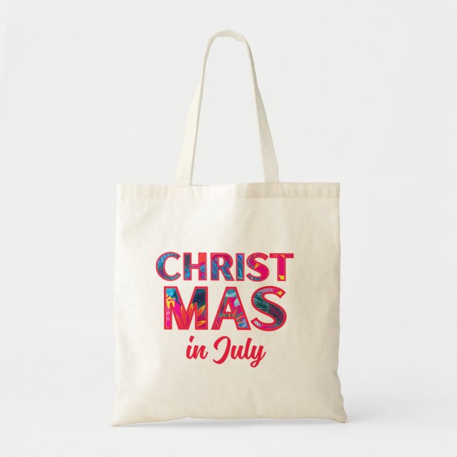 TOTE BAG NOËL EN JUILLET (Devant)