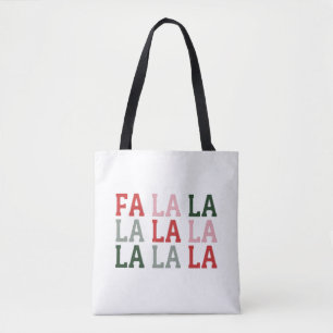 Tote Bag Noël Fa La La La La Vacances Xmas Drôle
