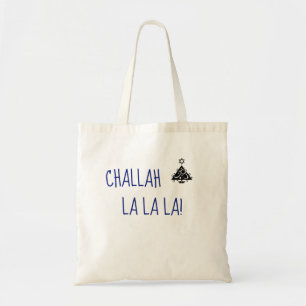 Tote Bag Noël Hanoukka Chrismukkah Challah La La La