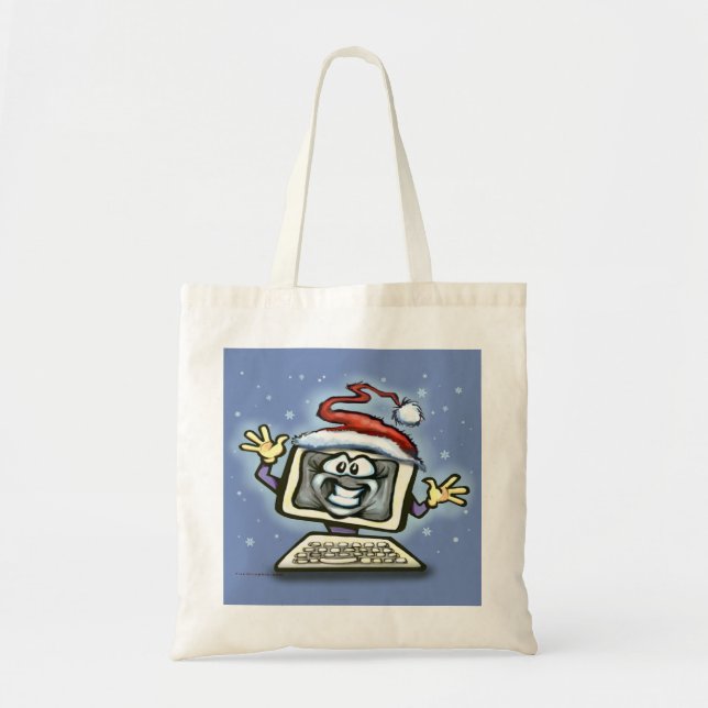 Tote Bag Noël informatique (Devant)