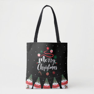 Tote Bag Noël Jingle Bells Joyeuse Salutations Collection