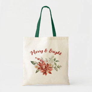 Tote Bag Noël Joyeux et Lumineux Éco Shopping