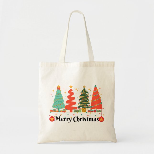 Tote Bag Noël Joyeux Noël (Devant)