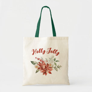 Tote Bag Noël Joyeux Shopping Écolo de Produits Alimentaire