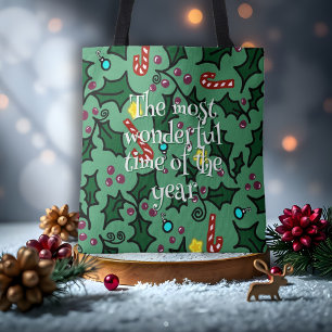 Tote Bag Noël Merveilleuse période de l'année Main Illustré