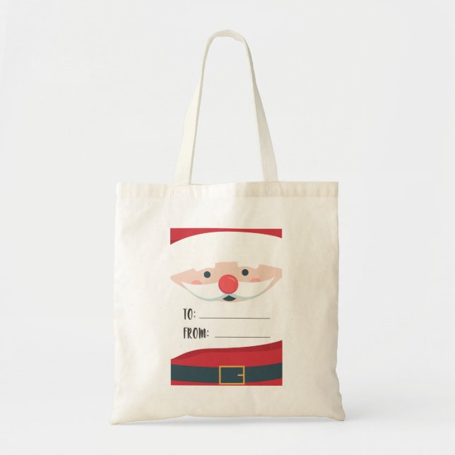 Tote Bag Noël mignon Père Noël | Vacances (Devant)