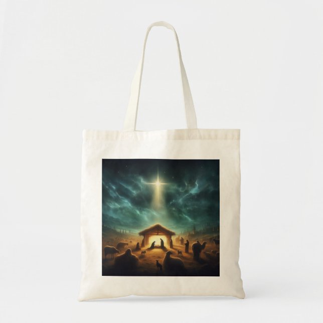 Tote Bag Noël/Nativité/Jésus (Devant)