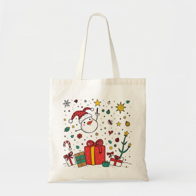 Tote Bag Noël personnalisé (Devant)