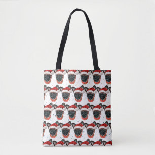 Tote Bag Noël Race de Chien Griffon de Bruxelles