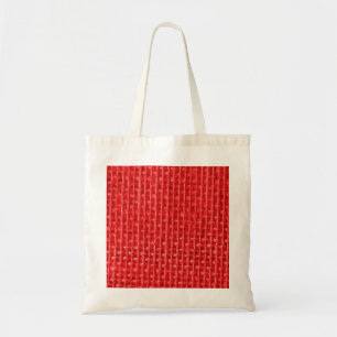 Tote Bag Noël Red Burlap