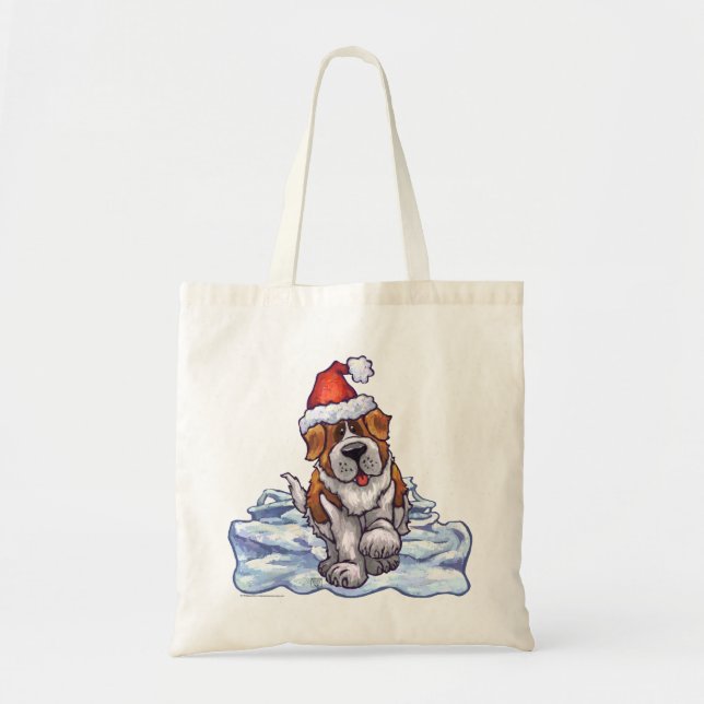 Tote Bag Noël Saint-Bernard (Devant)