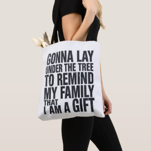 Tote Bag Noël va être sous l'arbre Famille de Noël