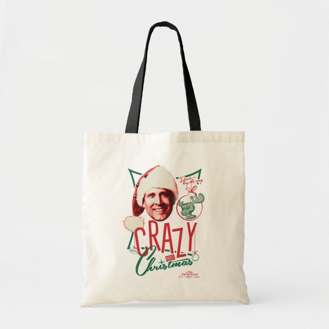 Tote Bag Noël Vacances Fou À propos de Noël (Devant)