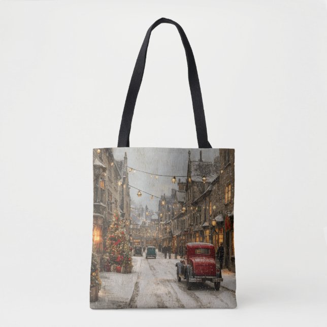 Tote Bag Noël vintage (Devant)