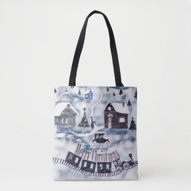 Tote Bag Noël, Vintage (Devant)