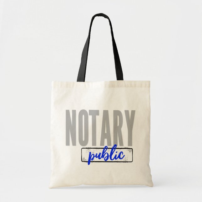 Tote Bag Noeud Noir avec Fonte Noir avec Bleu (Devant)