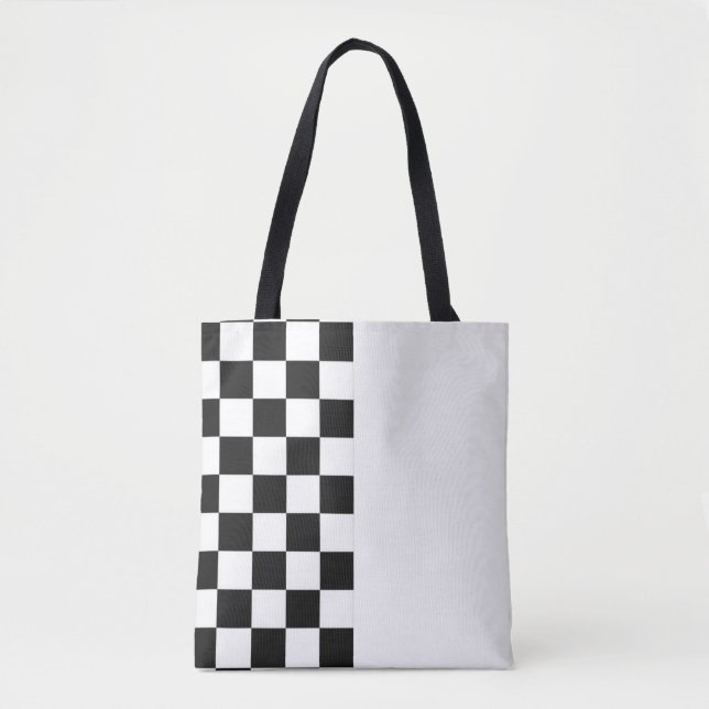 Tote Bag Noir et blanc (Devant)