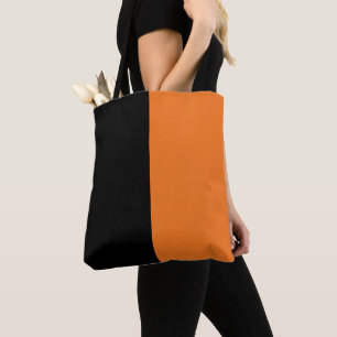 Tote Bag Noir et orange