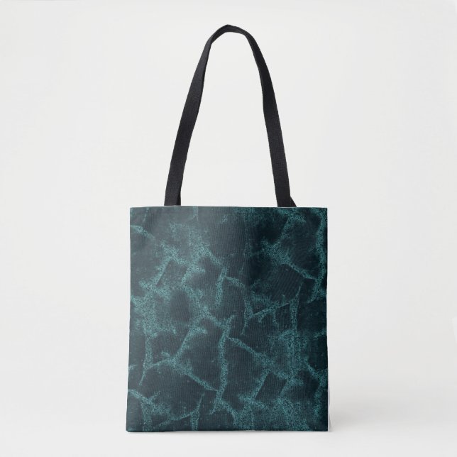 Tote Bag Noir texturquoise (Devant)