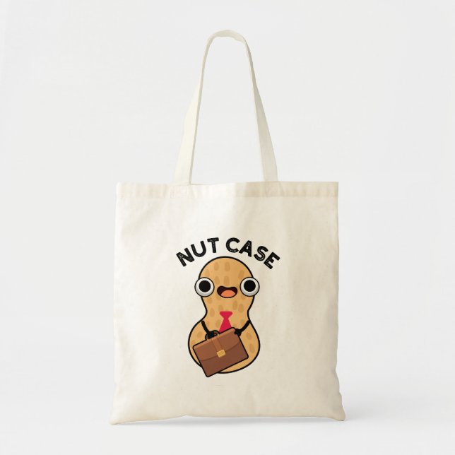 Tote Bag Noix de Cas Puns Drôles de Cacahuètes (Devant)