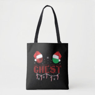 Tote Bag Noix de poitrine Noël Correspondance Couples de No