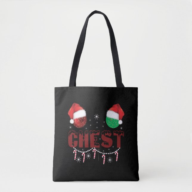 Tote Bag Noix de poitrine Noël Correspondance Couples de No (Devant)
