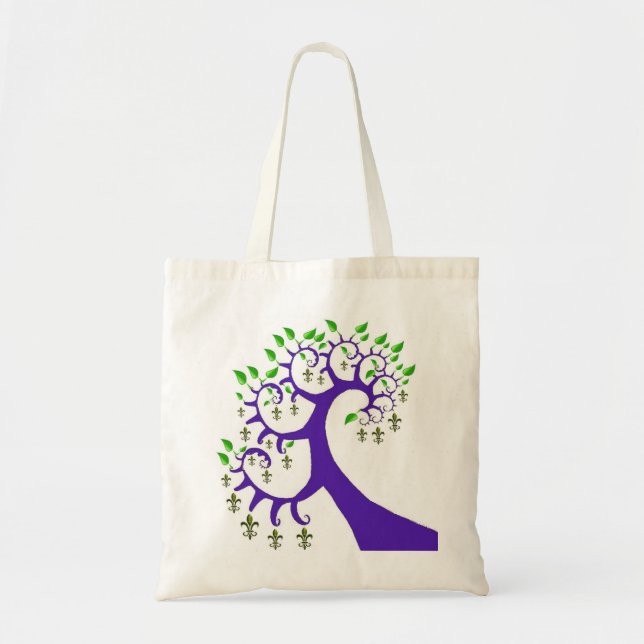 TOTE BAG NOLA FLEUR DE LIS TREE (Devant)
