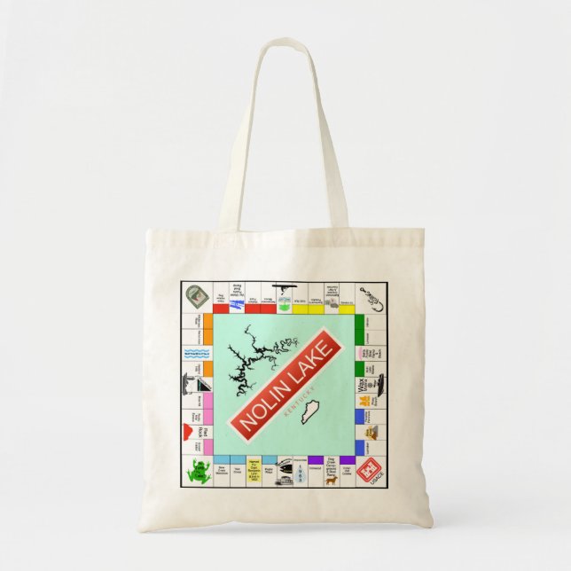 Tote Bag Nolin Lake Game Board Fourre-tout (Devant)