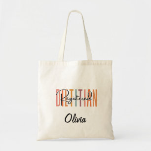 Tote Bag Nom Customisé de diététiste inscrit