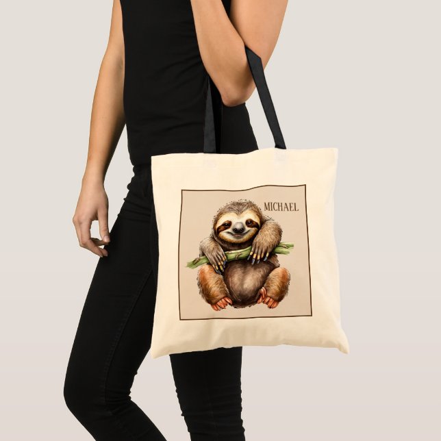 Tote Bag Nom d'ajout de paresse (Devant (produit))