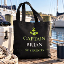 Nom de capitaine personnalisé & nom de bateau Naut