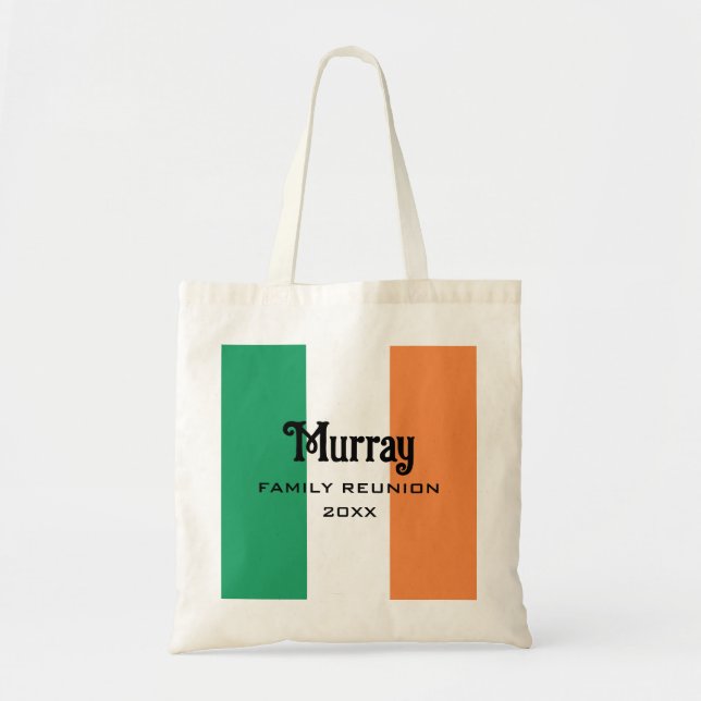 Tote Bag Nom de famille irlandais personnalisé (Devant)