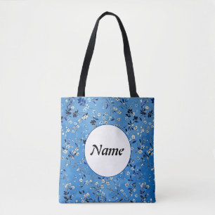 Tote Bag Nom de Fleurs de Dessin Fille Très Tendance