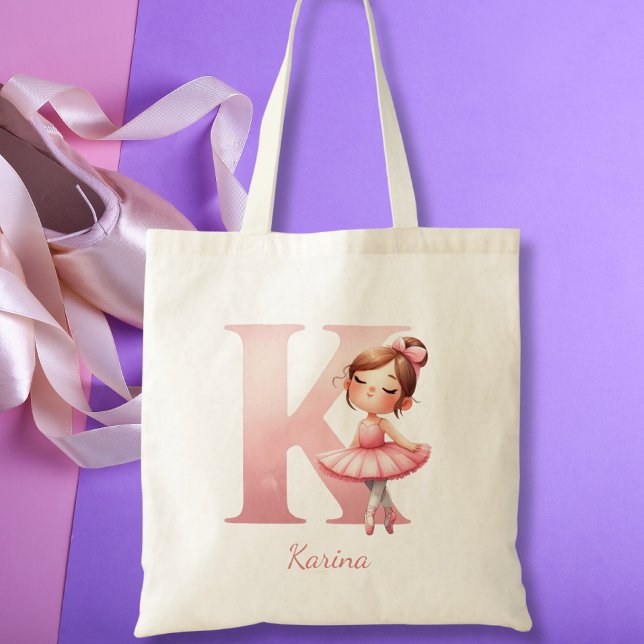 Tote Bag Nom de la Ballerina (Créateur téléchargé)