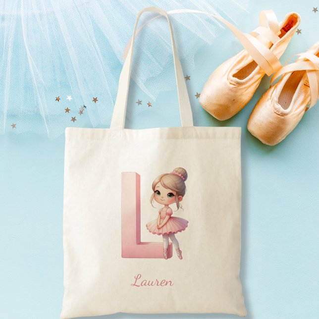 Tote Bag Nom de la Ballerina (Créateur téléchargé)